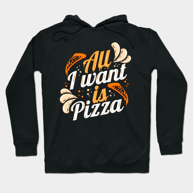 A nice Peperoni, Tomato, Olives, Salami Pizza Hoodie by SinBle